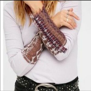 Free People Art School cuff Thermal💞NWT